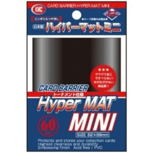 KMC Mini Mat Black Sleeves (50)