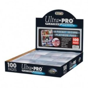 UP - Platinum 9-Pocket Pages (11 Hole) Display (100 Pages)